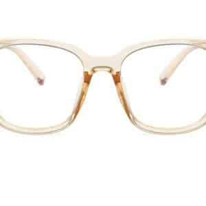 Lunettes à monture noire anti-lumière bleue pour femmes