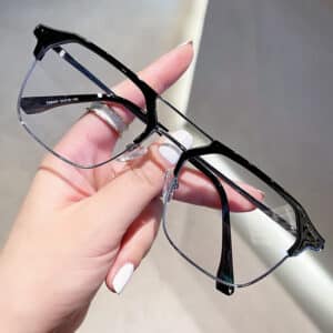 Monture à double faisceau pour lunettes anti-lumière bleue