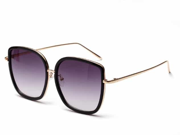Lunettes de soleil carrées avec monture transparente pour femmes. Lunettes de soleil vintage – Image 7
