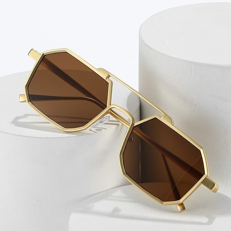 Lunettes de mode à monture géométrique pour hommes et femmes