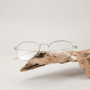 Lunettes de myopie de style rétro et à monture ronde pour femmes