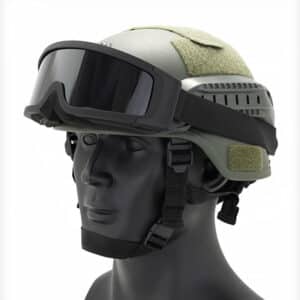 Lunettes de tir antibrouillard tactique anti-explosion peuvent être portées pour la myopie