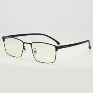 Lunettes anti-bleu plates sans degré. Verres décolorés