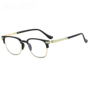 Lunettes à large monture haut de gamme bloquant la lumière bleue pour les hommes