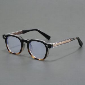 Monture de lunettes rétro anti-lumière bleue pour hommes et femmes