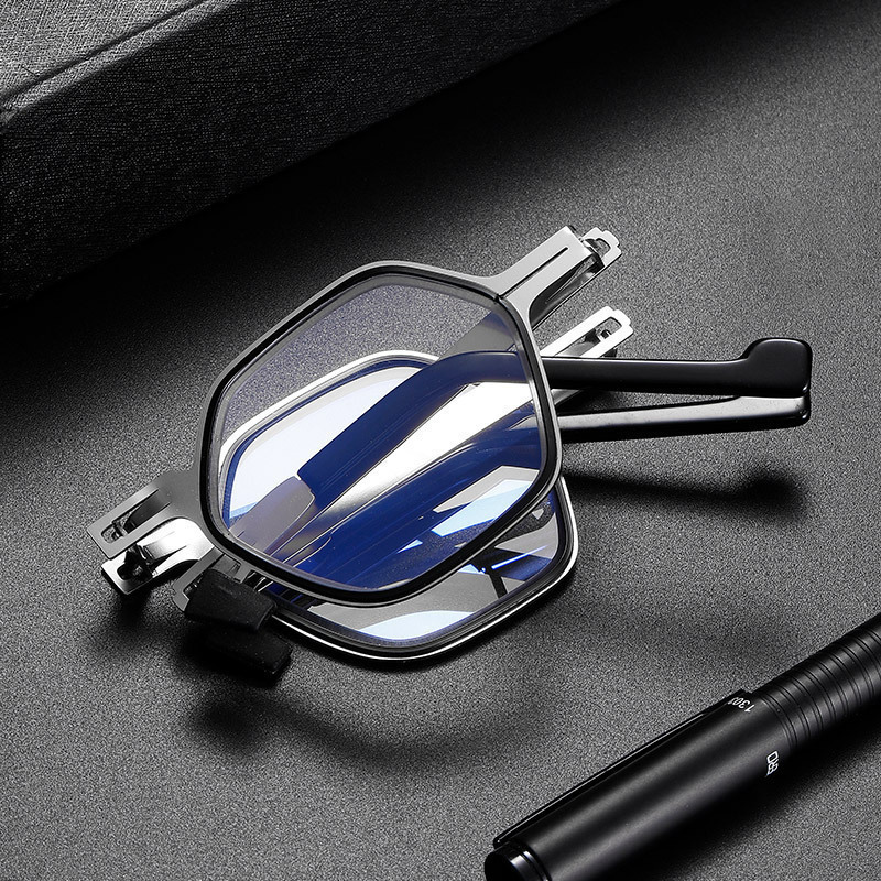 Lunettes de lecture pliables en acier inoxydable – Image 2