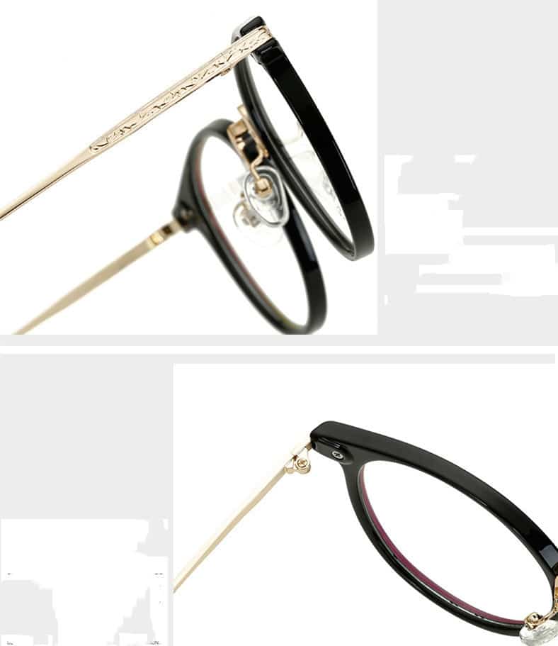 Lunettes rétro à monture ronde à la mode pour hommes et femmes – Image 7