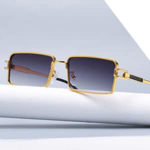 Lunettes de personnalité carrées de style rétro