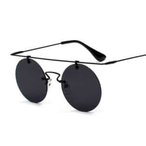 Lunettes de soleil sans cadre se style rétro et à la mode pour hommes et femmes