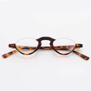 Lunettes de lecture à demi-monture avec verres anti-lumière bleue, haut de gamme, nouvelle mode