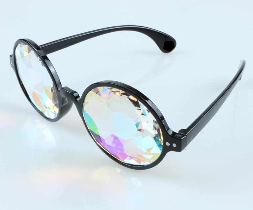 Lunettes de couleur Kaleidoscope de style tendance pour hommes et femmes – Image 3