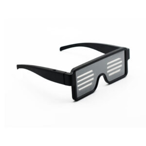 Lunettes d’affichage multifonctions lumineuses à LED