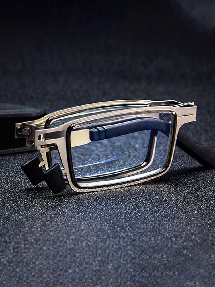 Lunettes de lecture pliables en acier inoxydable – Image 3