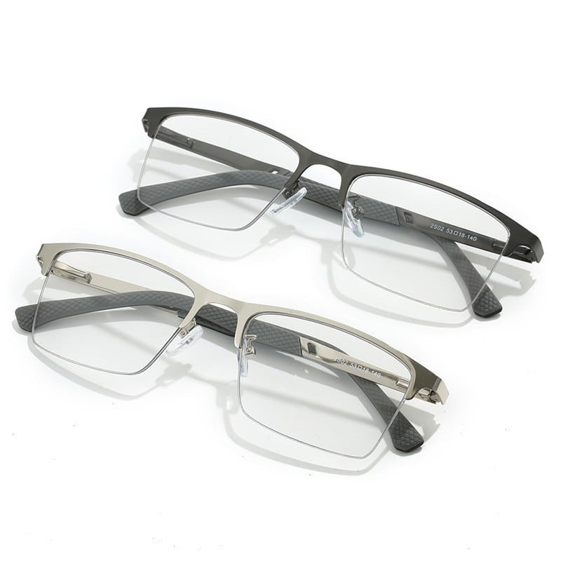 Lunettes à monture en acier inoxydable. Lunettes presbyopiques tendances pour hommes – Image 5