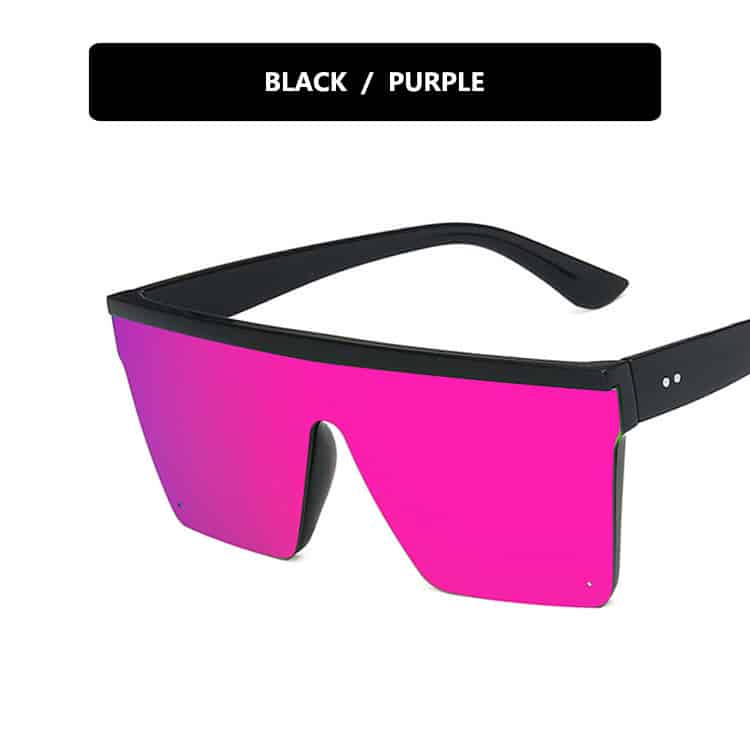Lunettes de soleil rétro tendance à grand cadre – Image 8