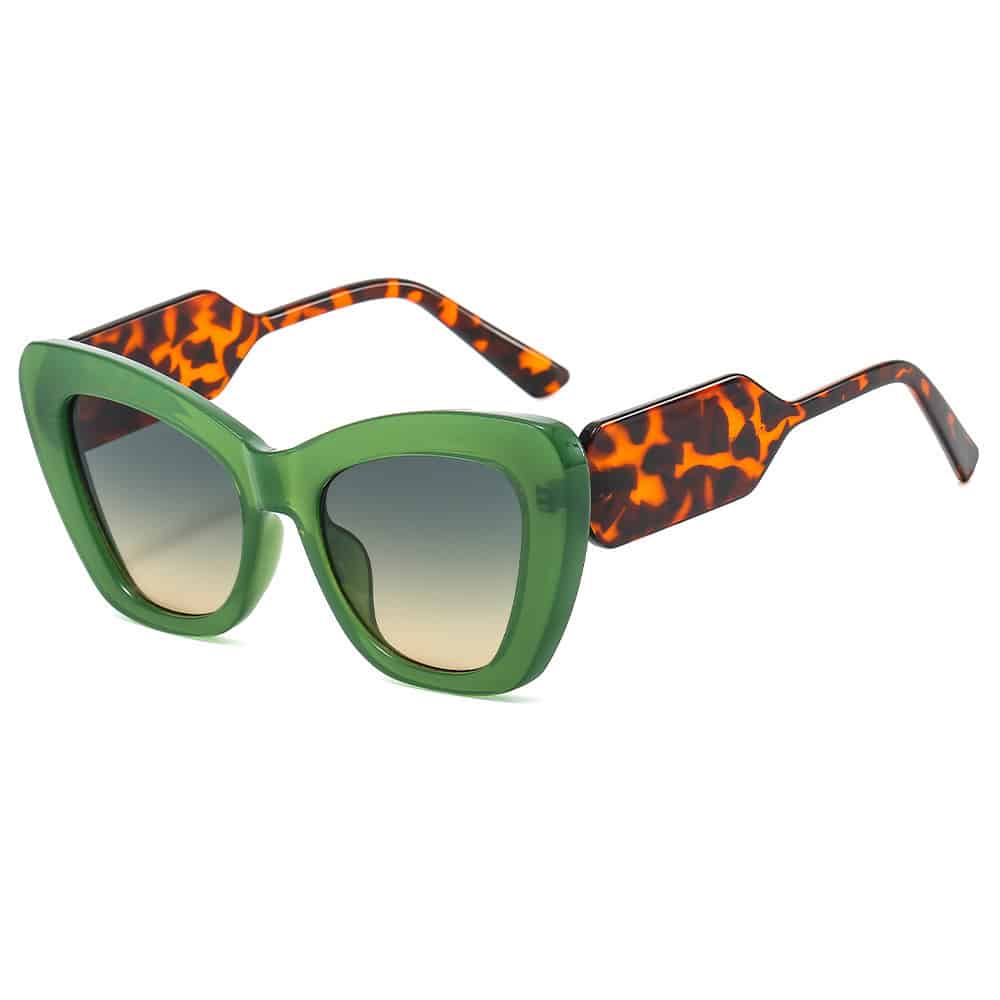 Lunettes de soleil à contraste et de couleur unie – Image 8