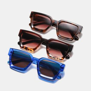 Lunettes de soleil carrées simples rétro