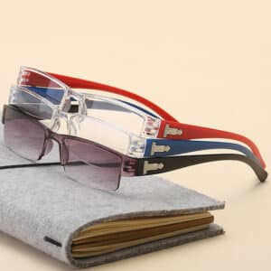 Lunettes intégrées pour presbytes. Lunettes réparatrices pour hommes