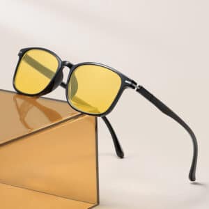 Lunettes ultralégères Tr90 à vision nocturne anti-lumière bleue pour hommes et femmes