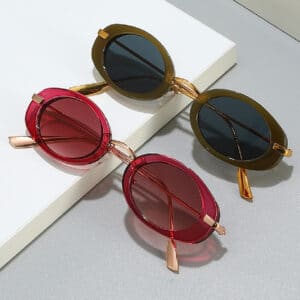 Lunettes de soleil rétro haut de gamme pour hommes et femmes