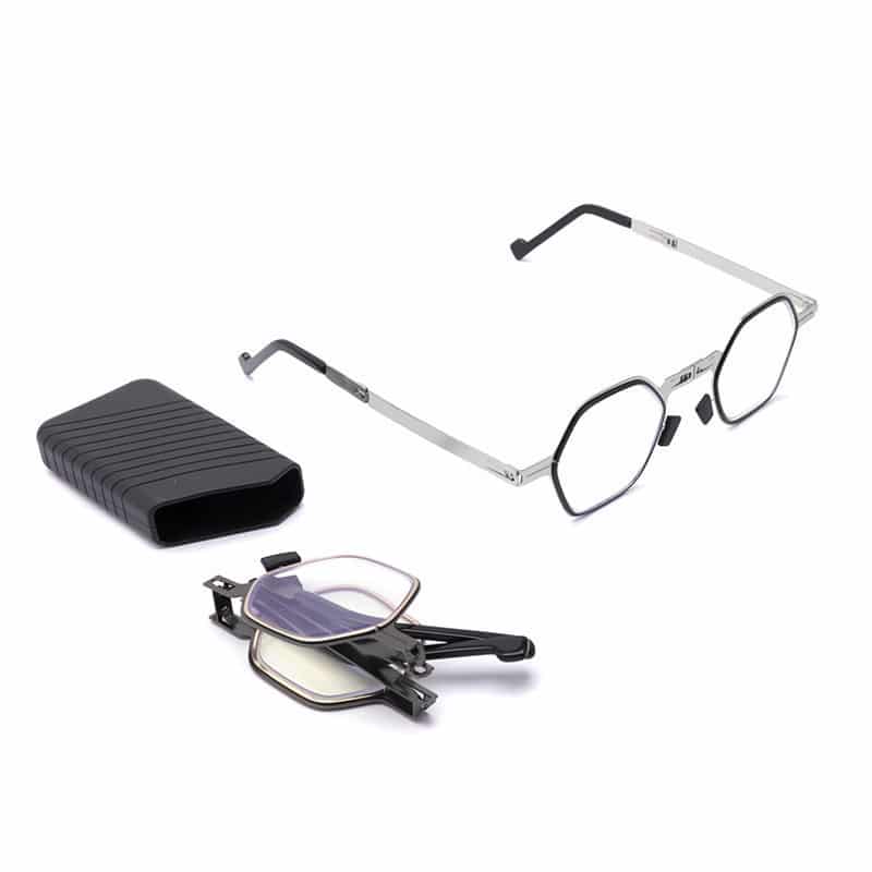 Lunettes de lecture pliables en acier inoxydable – Image 7