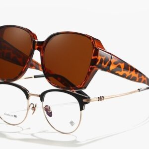 Lunettes de soleil polarisées à pince pour myopie