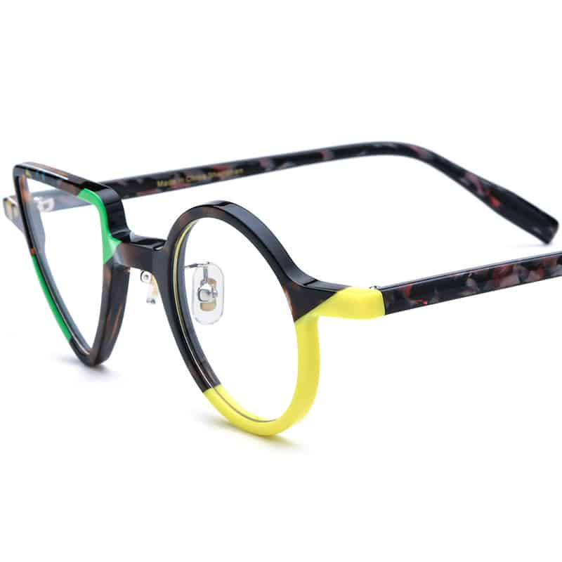 Lunettes à cadre rond et triangulaire à la mode pour hommes et femmes – Image 9