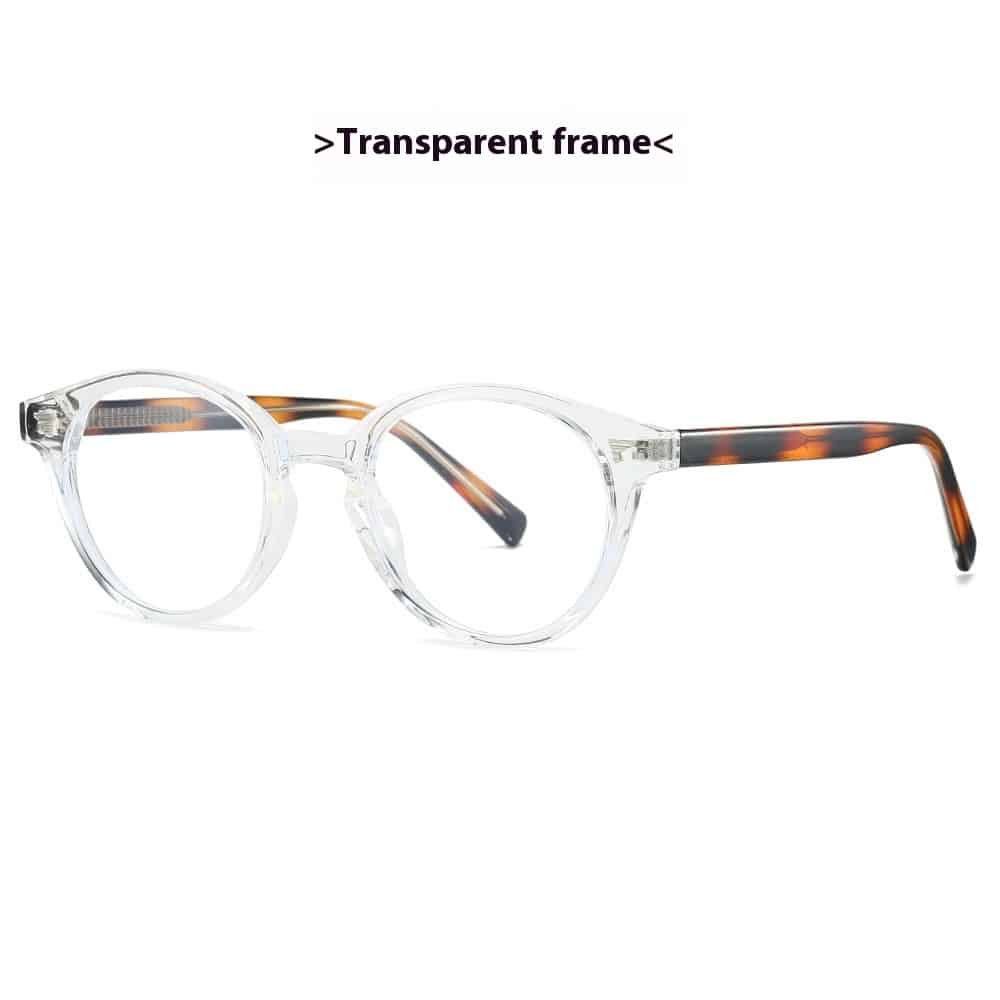 Lunettes à monture à rivet de style rétro anti lumière bleue – Image 8