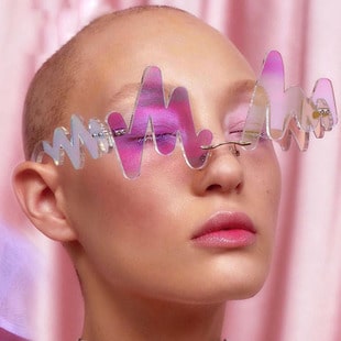 Lunettes à verres lumineux et à lumière LED colorée et éblouissante pour femmes – Image 2