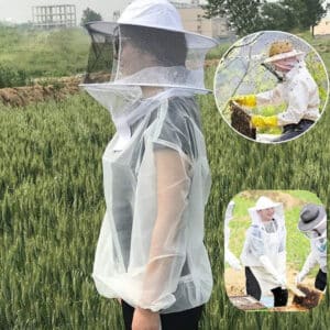 Veste et chapeau anti-abeilles. Équipement d'apiculture pour hommes et femmes