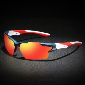 Lunettes de pêche colorées avec verre refléchissants