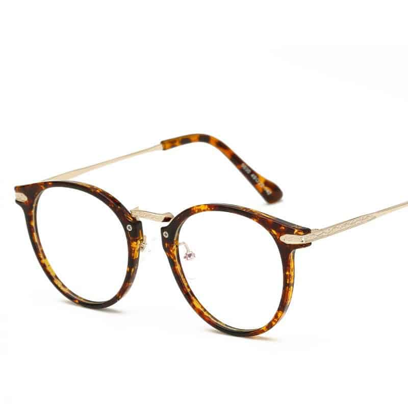 Lunettes rétro à monture ronde à la mode pour hommes et femmes – Image 4