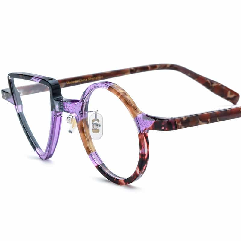 Lunettes à cadre rond et triangulaire à la mode pour hommes et femmes – Image 5