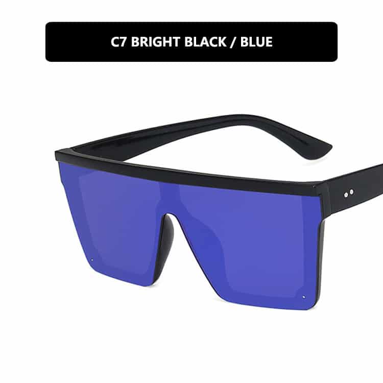 Lunettes de soleil rétro tendance à grand cadre – Image 7