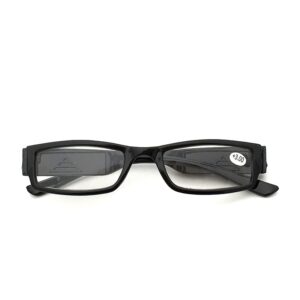 Lunettes de lecture agrandies à lentilles LED pour presbytes