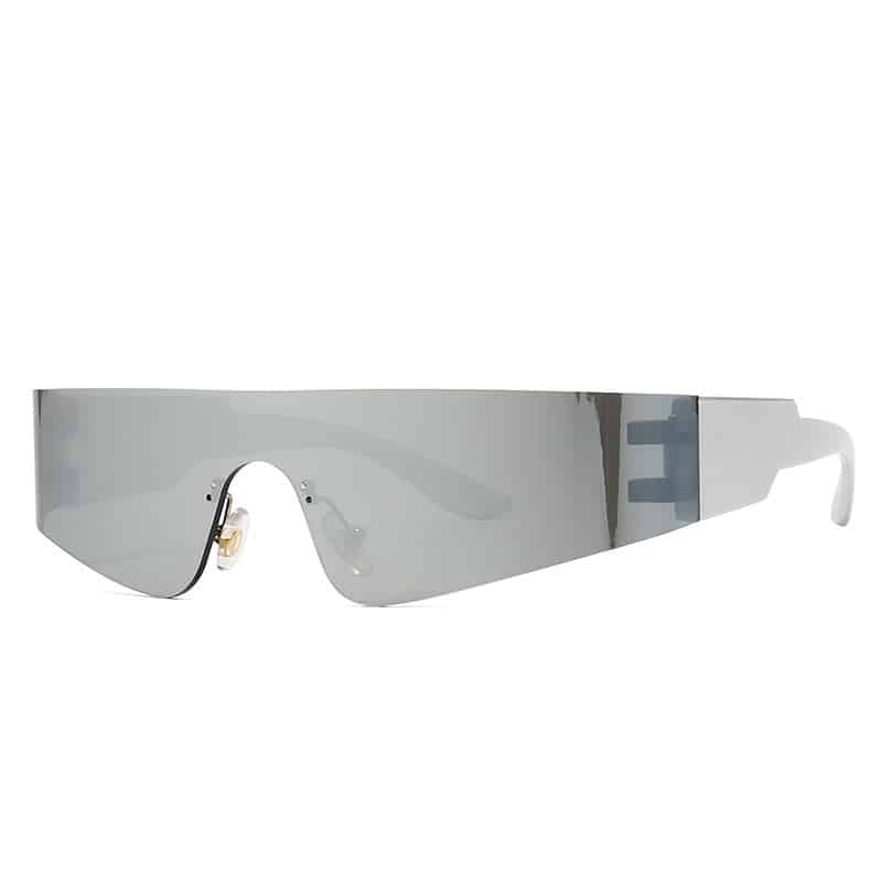 Lunettes de mannequin monobloc à dessus plat à la mode pour femmes – Image 9