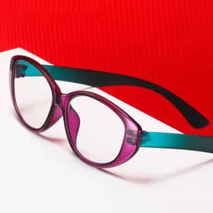 Lunettes presbyatiques décontractées et bicolores à la mode pour femmes