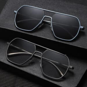Verres à changement de couleur en aluminium et magnésium pour le jour et la nuit