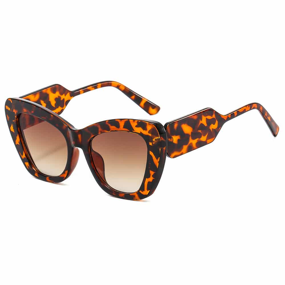 Lunettes de soleil à contraste et de couleur unie – Image 7