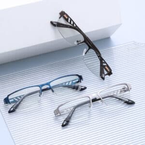 Lunettes presbyopiques multi-focales à changement de couleur pour hommes et femmes