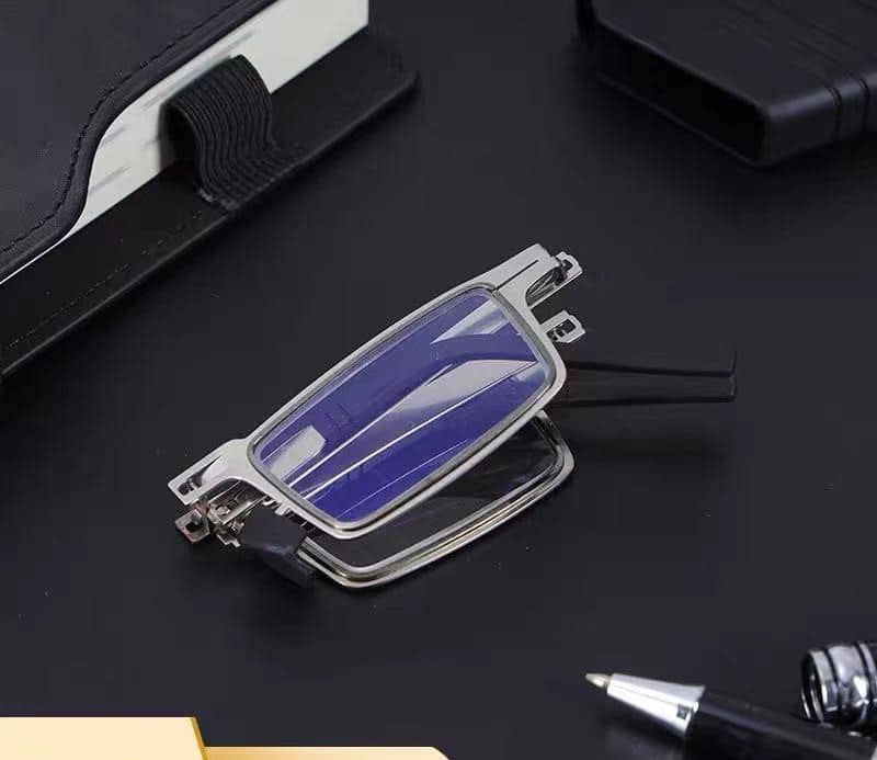 Lunettes de lecture portables HD pliantes anti-lumière bleue – Image 4