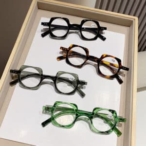 Lunettes presbyopiques à monture rétro anti-lumière bleue. Vieilles lunettes de lecture pour hommes