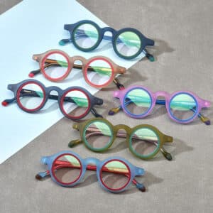 Lunettes à monture givrée pour hommes et femmes