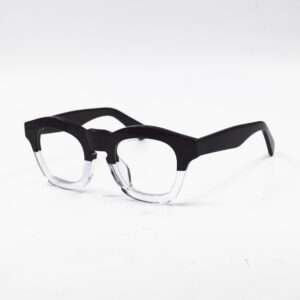 Lunettes de plaque rétro et épaisses à la mode pour femmes