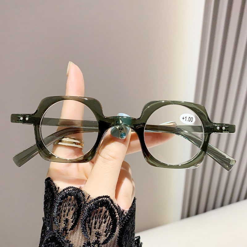 Lunettes presbyopiques à monture rétro anti-lumière bleue. Vieilles lunettes de lecture pour hommes – Image 5