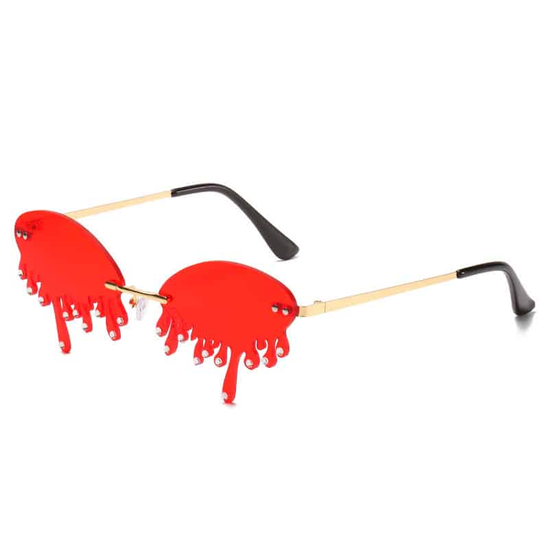 Lunettes de soleil en forme de larme de personnalité – Image 2