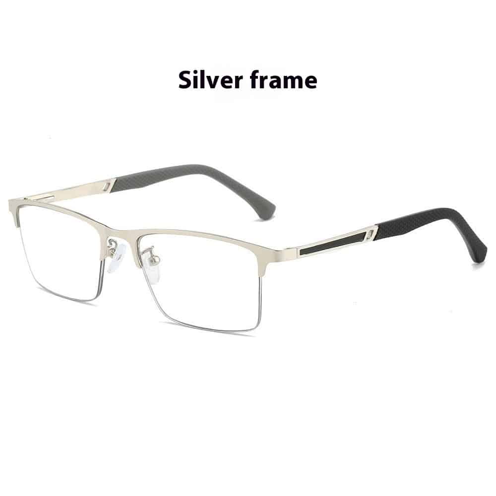 Lunettes à monture en acier inoxydable. Lunettes presbyopiques tendances pour hommes – Image 6