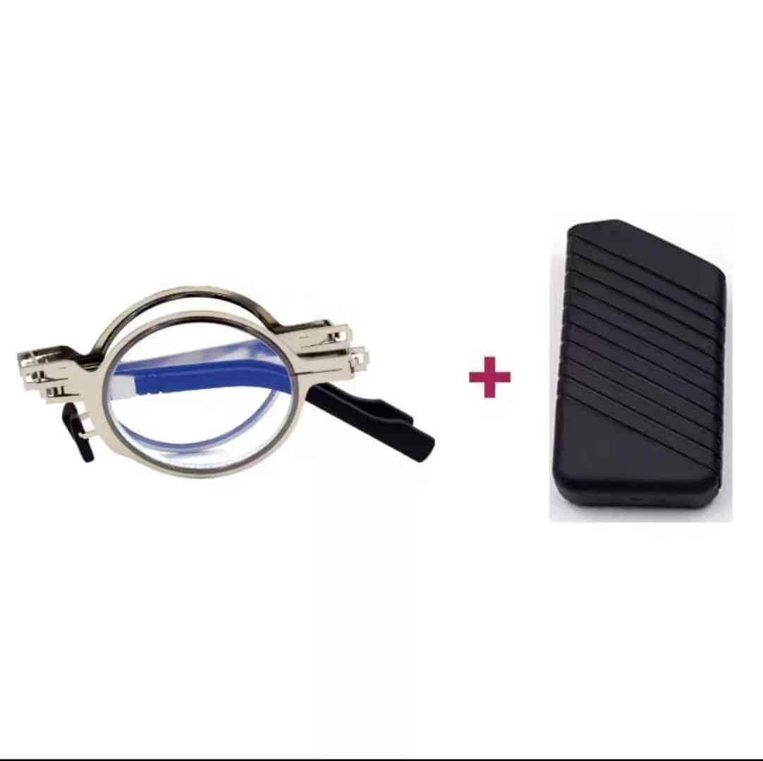 Lunettes de lecture portables HD pliantes anti-lumière bleue – Image 3