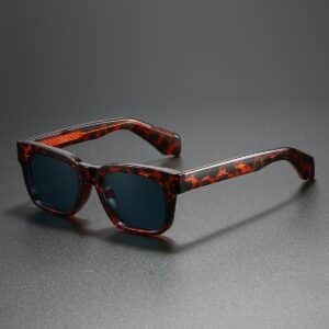 Lunettes de soleil polarisées carrées anti-éblouissantes pour la conduite en extérieur