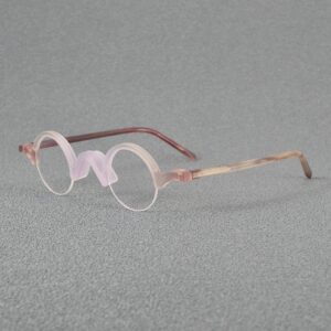 Lunettes rondes bloquant la lumière bleue de style rétro à la mode pour femmes